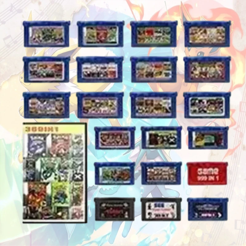 GBA Game Combo Cartridge 32 Bit Video Game Console Card 999 In 1 12 IN 1 369 IN 1 EN002 EG001 Combo Card For GBA/SP/DS