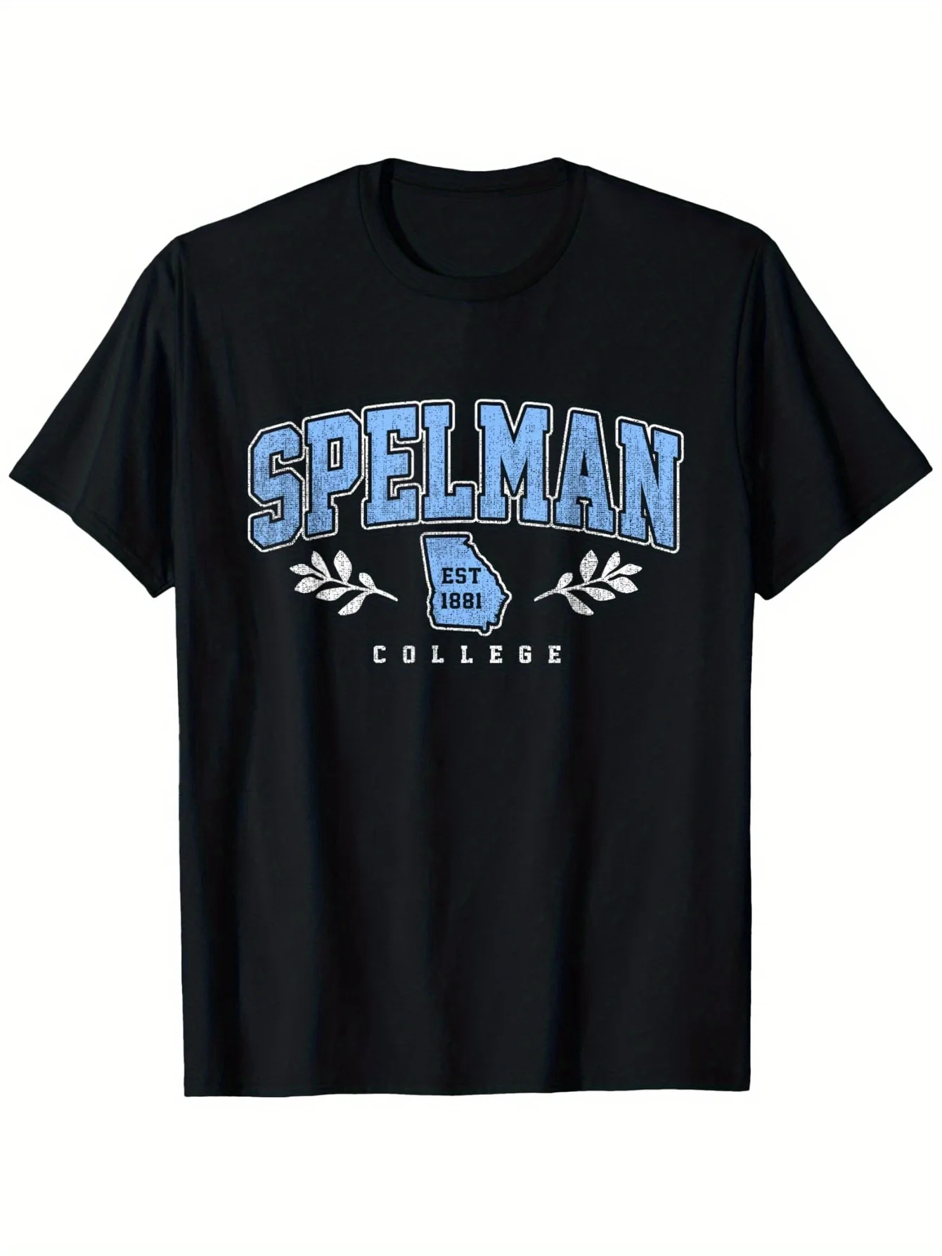 Spelman Vintage-Inspiriertes Baumwoll-T-Shirt Lässiges Sportliches Rundhals-T-Shirt 100% Reine Baumwolle Komfortabler Schnitt Größen S-XXXL 220g