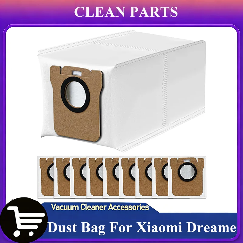 Staubbeutel-Zubehör für Xiaomi X10/X10 Plus/X20/5 Pro/M30S/M40 für Dreame L10 Ultra/L20 Ultra/L30 Ultra Roboterstaubsauger Image