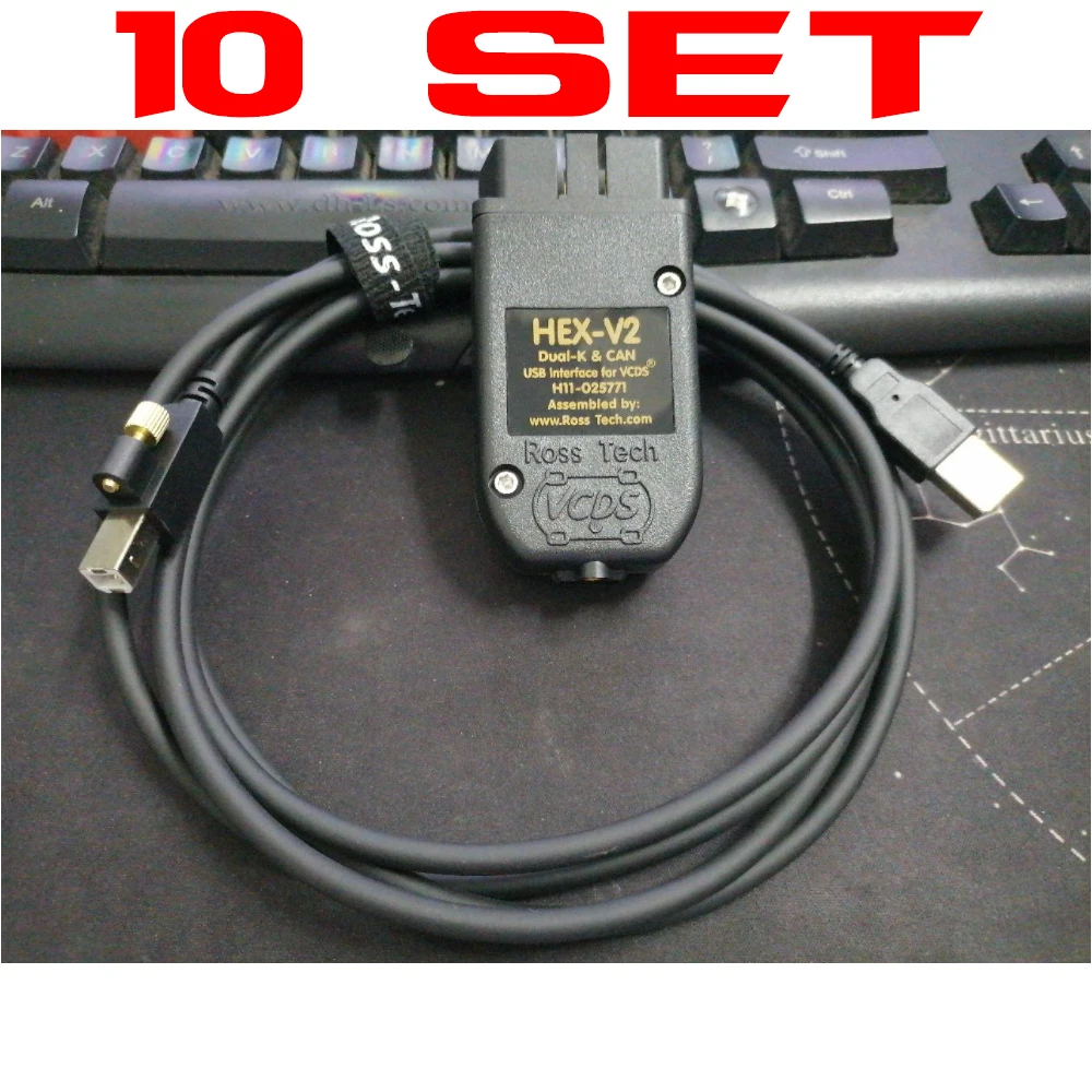 2026 NEU Vith WLAN-Schnittstelle VAG HEX V2 Unterstützt 2026 für VW Audi Skoda Seat Auto com VAG COM Diagnose VCDS Werkzeuge Image