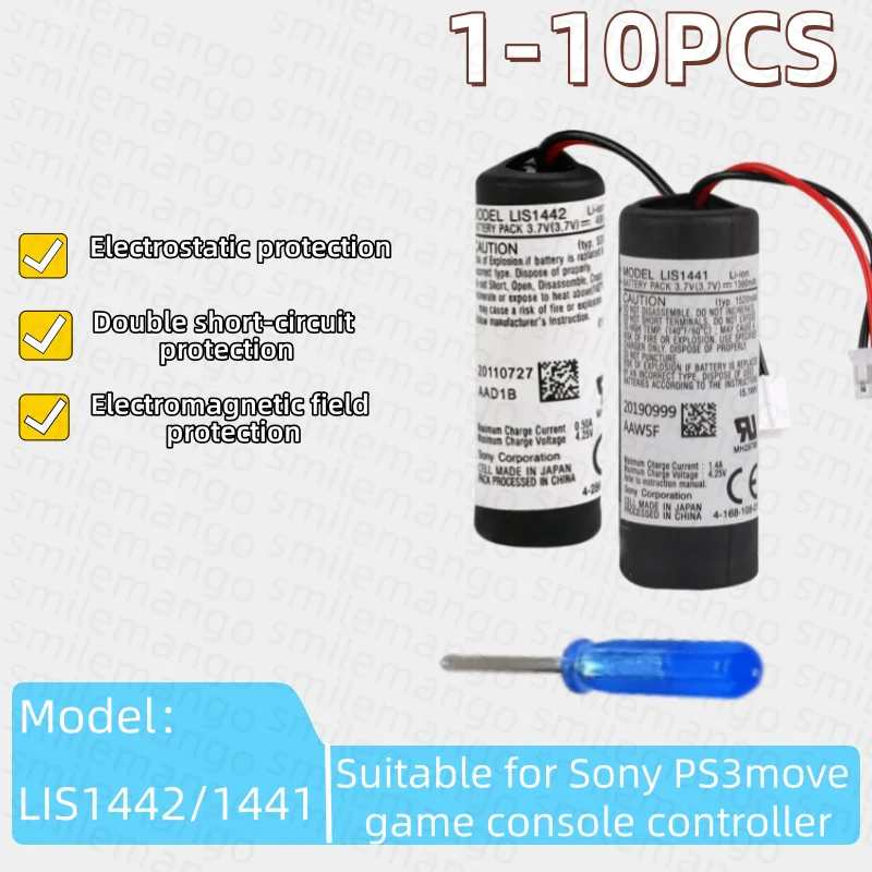 LIS1441 LIS1442 Battery for Sony CECH-ZCM1E CECH-ZCM1U CECH-ZCS1E CECH-ZCS1U Playstation 3 PS3 Move Motion Controller