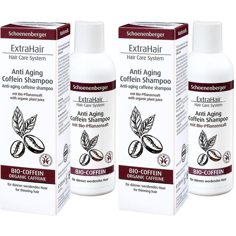 Extrahair Hair Care Sys.Anti-Aging Coff.Sham.Schoe 2x 2x200 ml Shampoo