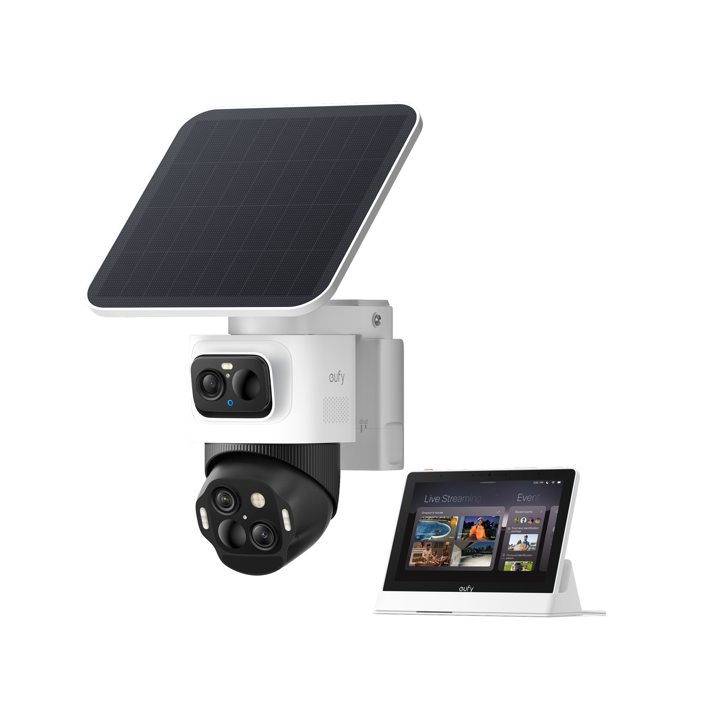 eufyCam S4 + eufy Smart Display E10 White