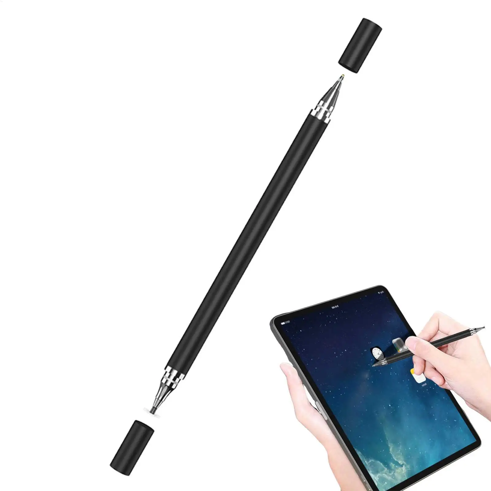 2-in-1-Universal-StylusPen für Tablet- und Handy-Zubehör, Zeichentablett, kapazitiver Bildschirm-Touch-Stift Image
