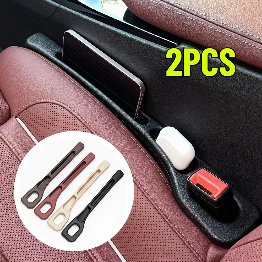 2er-Set Auto-Sitzlücken-Organizer, universell passend für Limousinen, SUVs, LKWs, weich, elastisch, mit mehreren Taschen, auslaufsicher, zur Aufbewahrung im Innenraum ​ Image