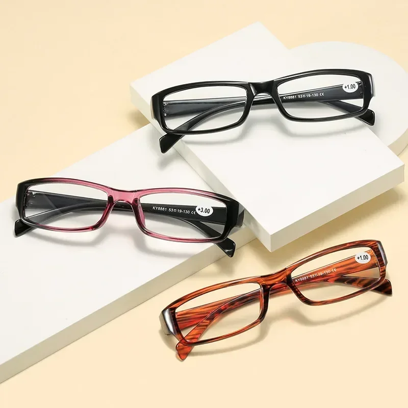 Mode Klassische Lesebrille Frauen Harz Herren High-definition Presbyopie Brille Dioptrien + 1,00 1,5 2,0 2,5 3,0 3,5 4,0 Gafas Image