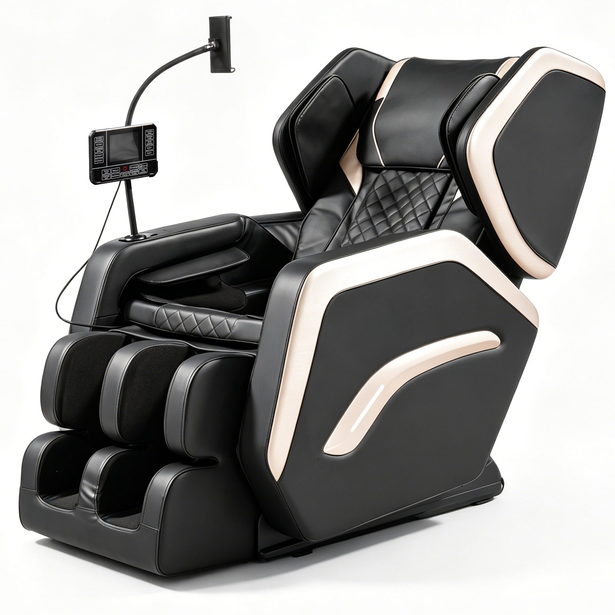 GDFStudio Nora Zero Gravity Massage Chair Recliner - Full Body Air Pressure Remote Control Massage Chair