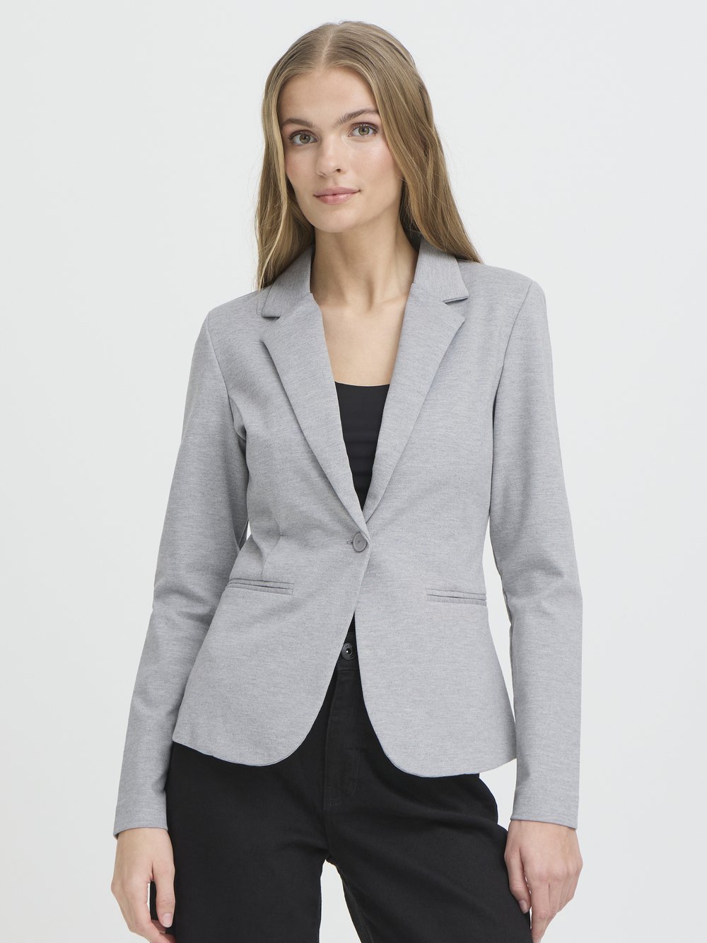 Ichi Blazer IHKATE Damen hellgrau, XS Image