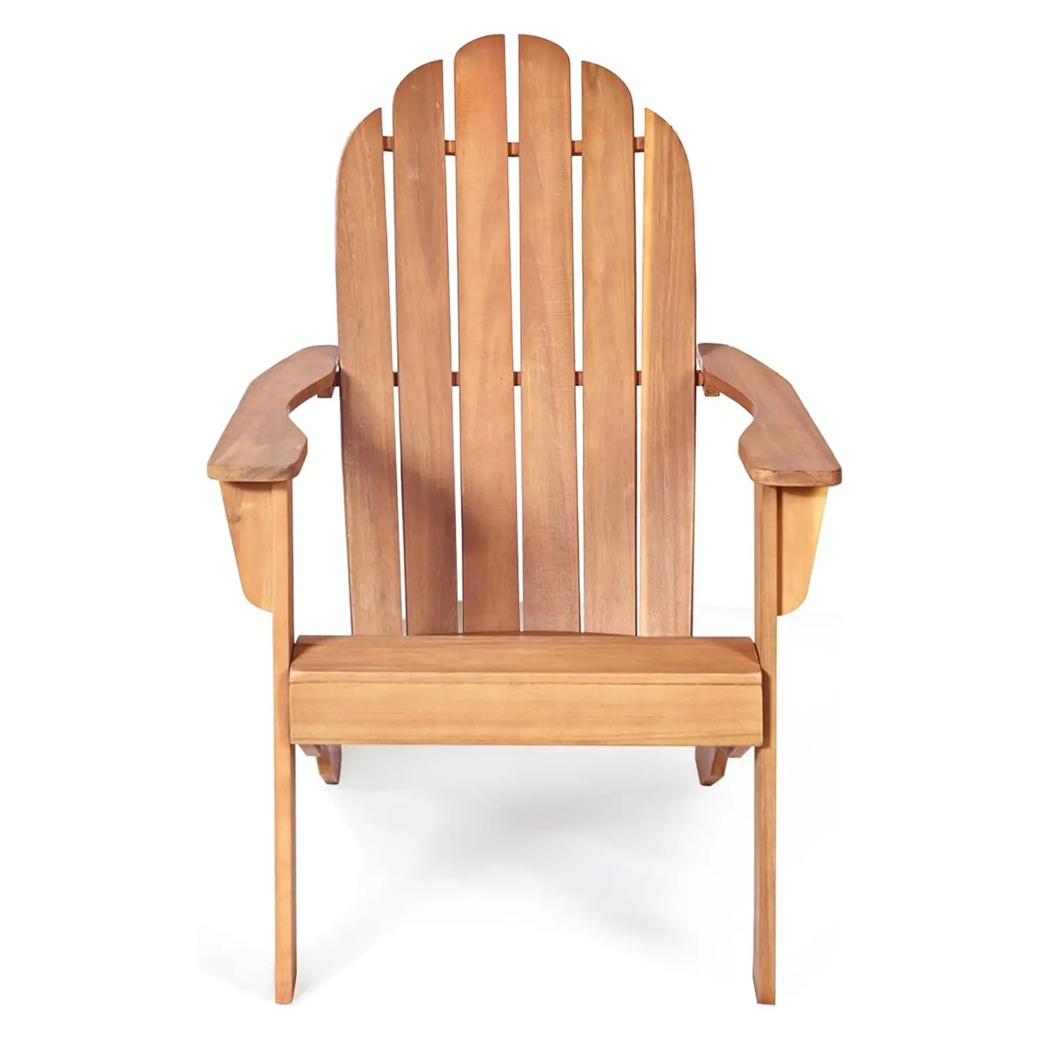 Chaise Adirondack, chaise de jardin en bois d'acacia, chaise de jardin, chaise Adirondack pour jardin, patio (naturel)