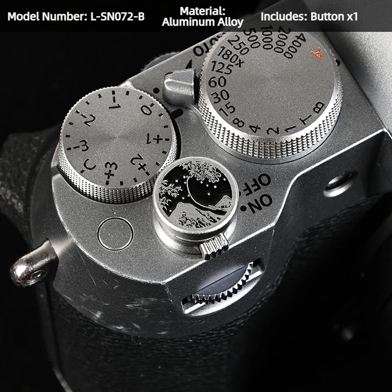 Messing-Aluminiumlegierung Blitzschuh-Abdeckung Auslöseknopf Staubschutz Kratzschutz für Fujifilm Canon Nikon Spiegellose Kameras Image