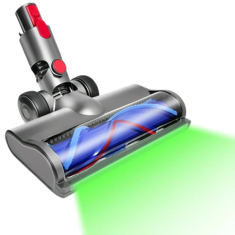 Direktantrieb-Bodenbürste, Ersatzteil für Dyson V15, V11, V10 und G5 Staubsauger, mit staubdetektorisierender LED-Reinigungsfunktion Image