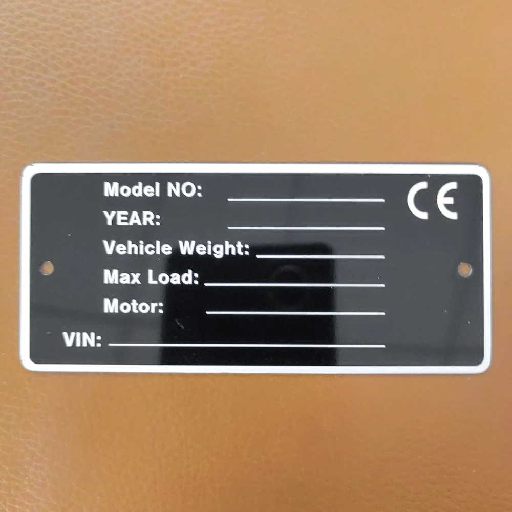 Aluminium Modell keine Fahrzeug Hantel scheiben Anlage vin Motor Chassis Caravan RV Wohnmobil Teile Image
