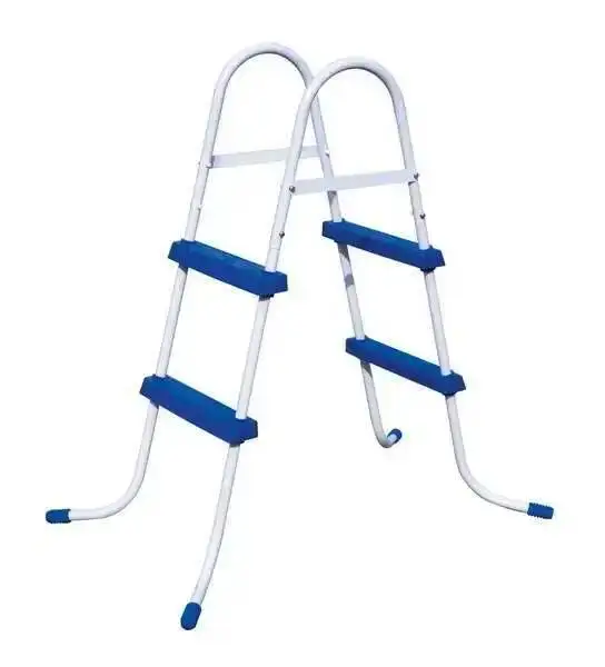 58430 Bestway speziell entwickelte Leiter für AG-Pool, maximale Höhe 84 cm, oberirdische Pooltreppe, Schwimmstufen Image