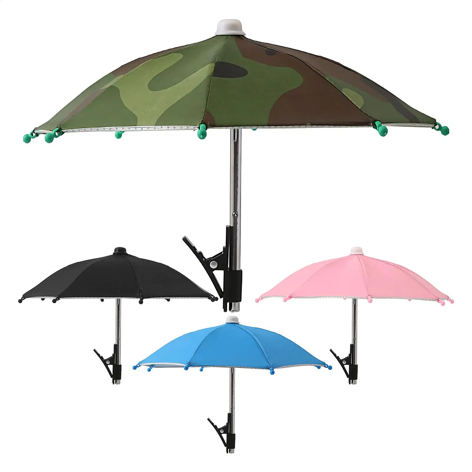 Cell Phone Umbrella Holder with Clip for Sun Shade Cell Phone Umbrella Phone Clip Outdoor Anti-Glare Sunshade Protect Your Phone
