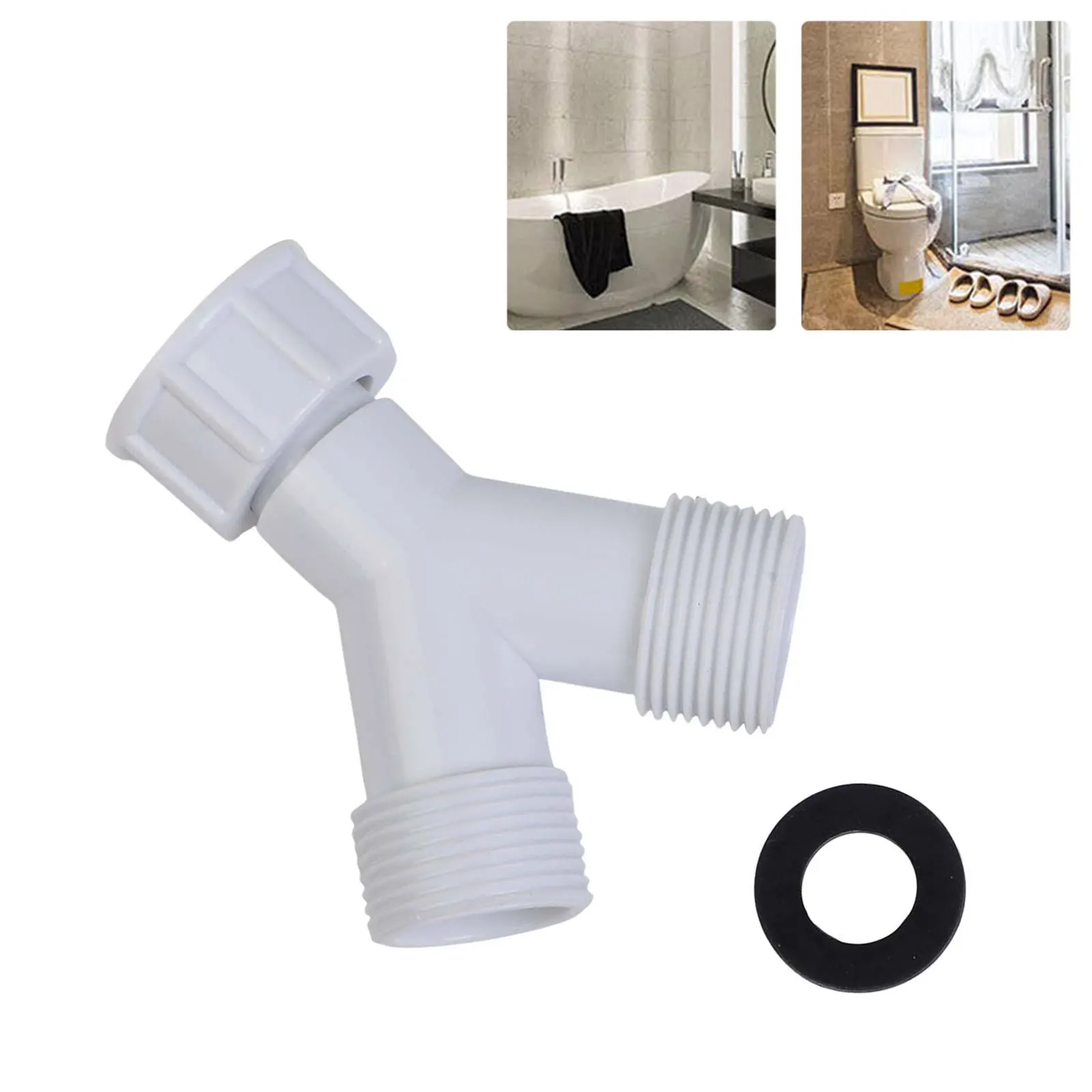 Geschirrspüler-Waschmaschinen-Verbindungsadapter Doppel-Einlass-Verteilerrohr Dreifach-Adapter