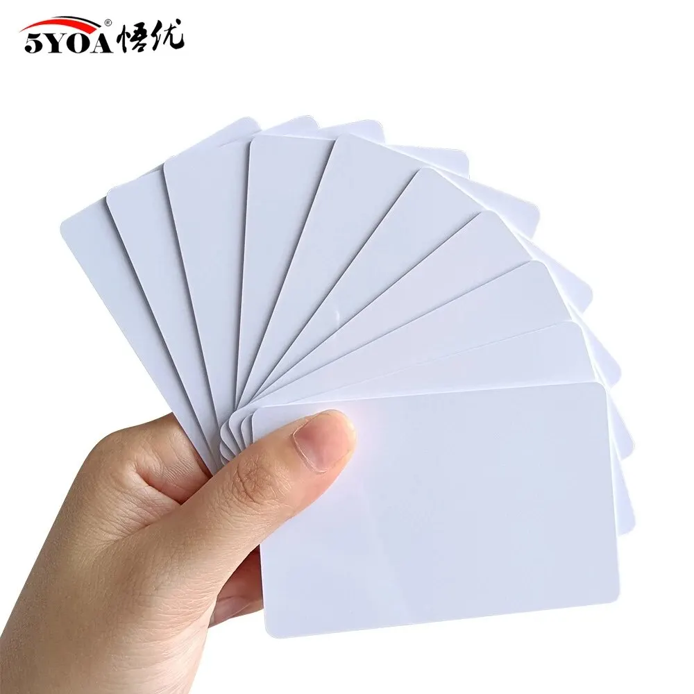 10PCS Wiederbeschreibbare RFID 13,56 MHz CUID UID Leere Karte Klon Karte Kopierbar Veränderbar Smart IC S50 Karte Duplizierer Weiße Karten Image