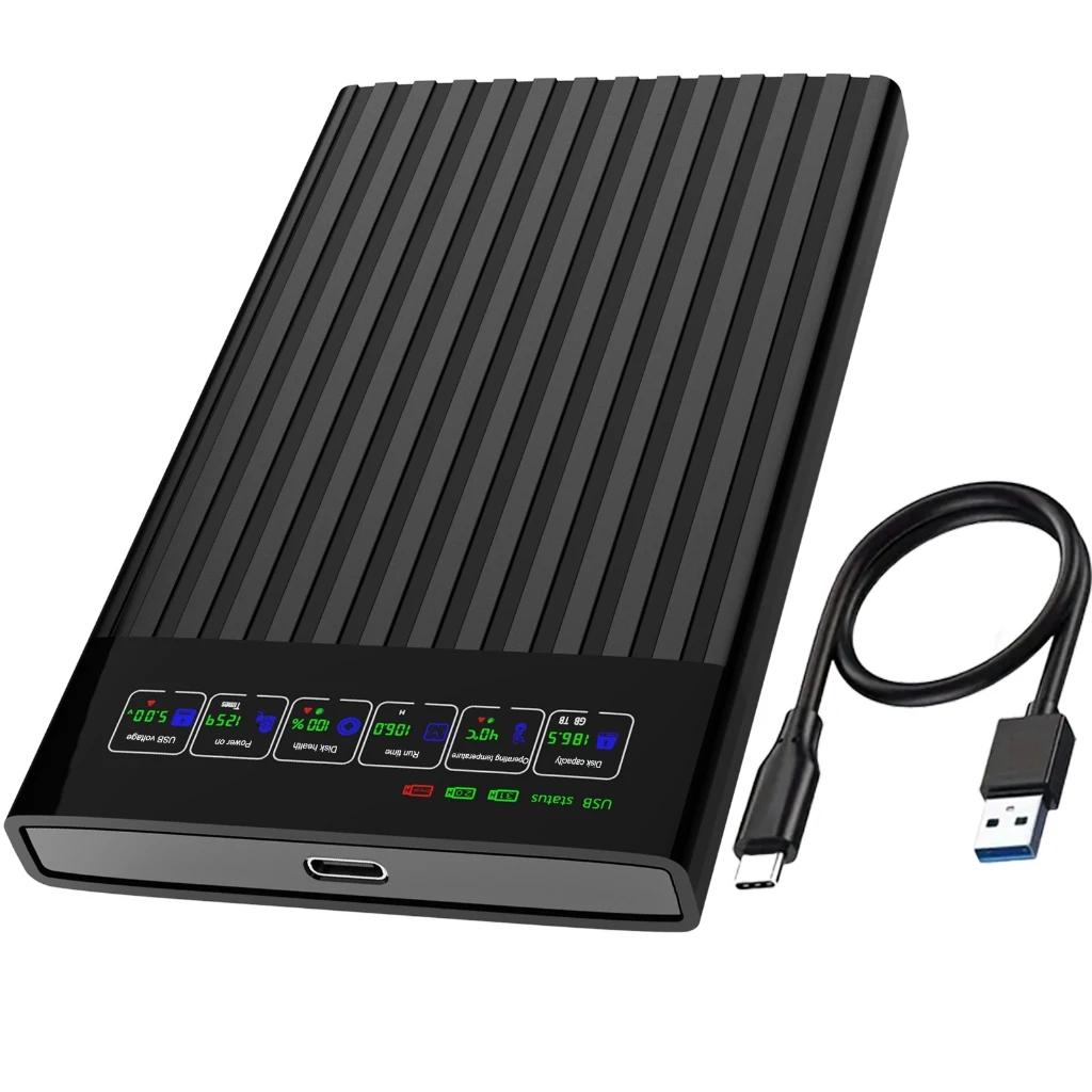 HDD SSD-Gehäuse 2,5 Zoll SATA Box USB 3.1 HDD-Gehäuse 6 Gbit/s mobile Festplattenhüllen für PC Image