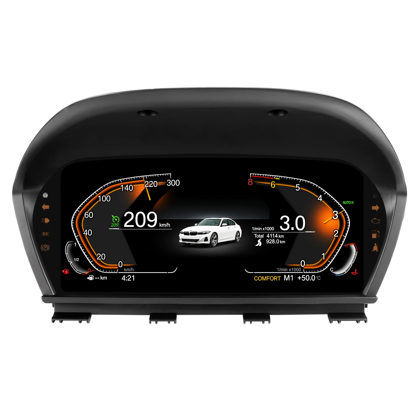 Hizpo Digitales Auto-Armaturenbrett für BMW 1/2er Serie F20/F52/F22/F23/F44/F45 für BMW X1/X2 F48/F49/F39 10 Zoll LCD-Panel Tachometer Image