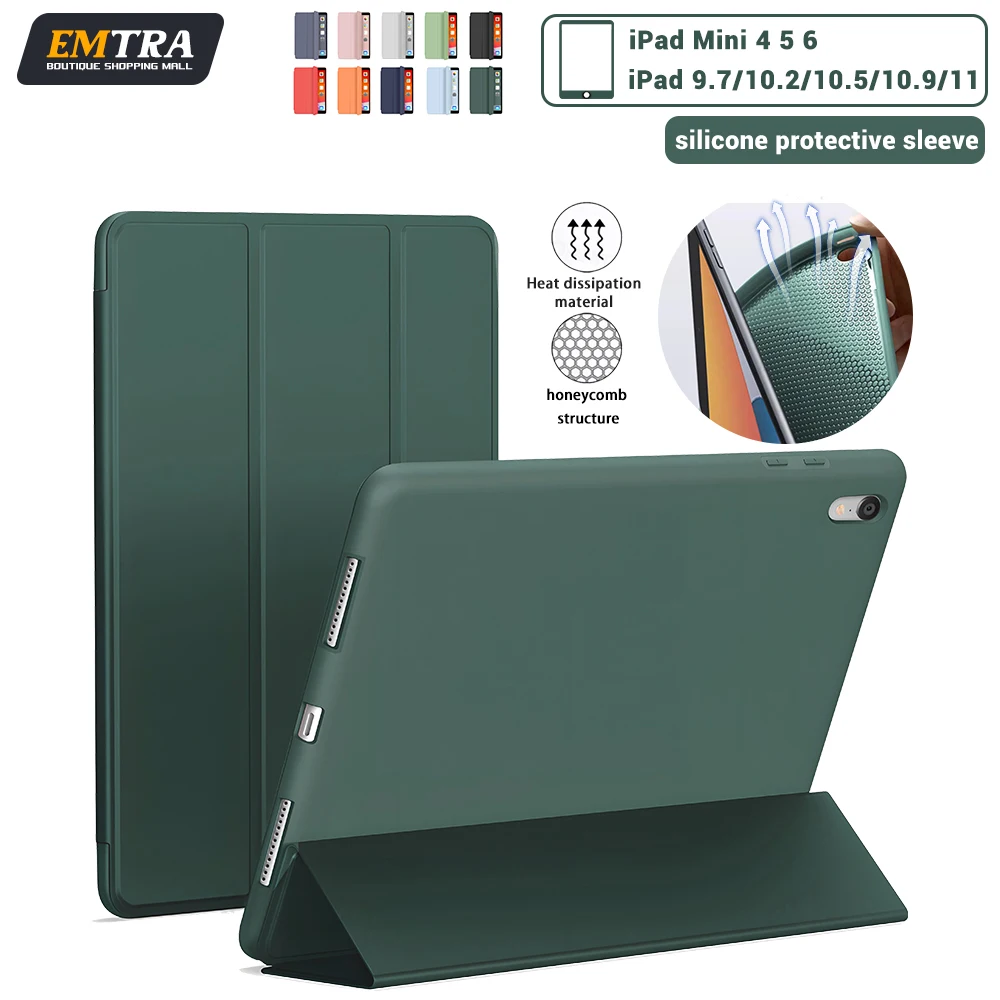 Pour iPad 5e génération 9.7 pouces iPad 6e génération/IPad Air 1 2 étui ipad Air 5 Air 4 2022 10e 10.9 pour IPad Pro9.7 2016 2017 2018