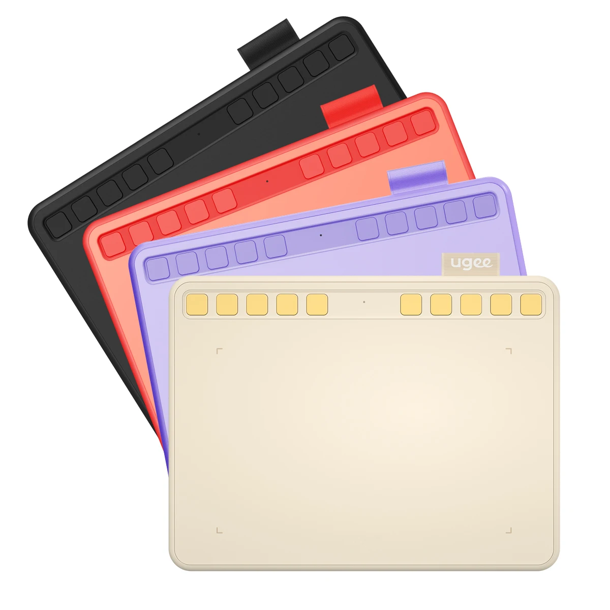 Tablette graphique numérique Ugee S640 6,3x4 pouces avec 10 raccourcis, compatible avec Android, PC, Windows, Mac OS pour la conception