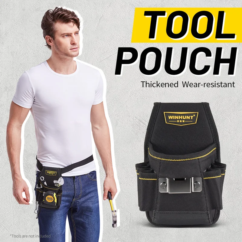 Ensemble de ceintures à outils (1 pièce), comprenant une petite pochette à outils, une pochette à outils pour électricien et charpentier avec clip de ceinture, des ceintures à outils, un sac à outils