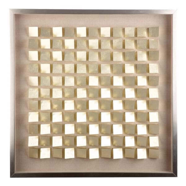 GILDE Bild »Rise« braun, 70x70x7 cm