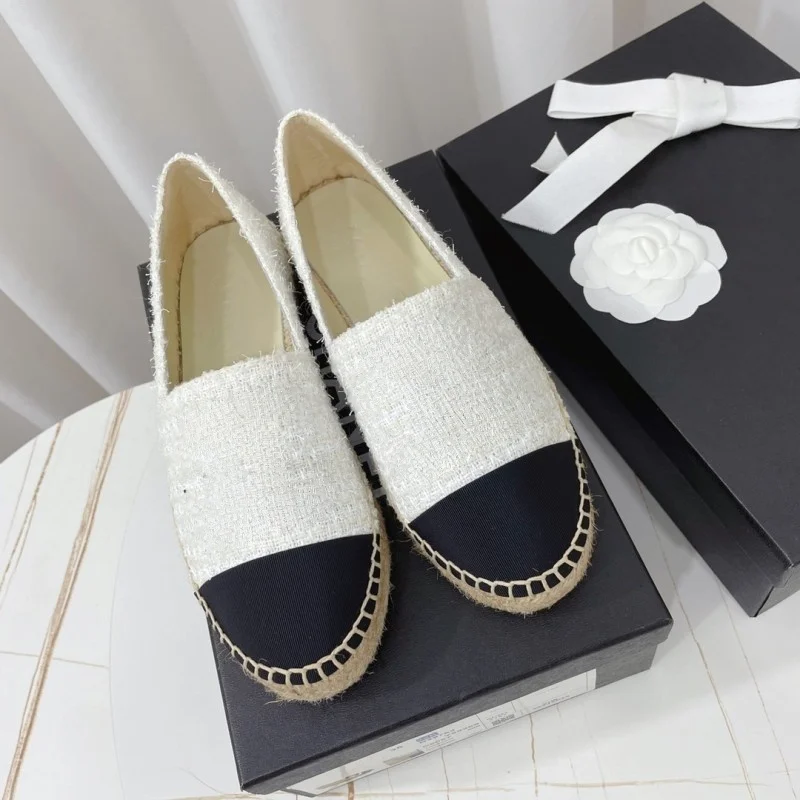Mesh-Hanfnetz-Fischer-Schuhe, lässige Vintage Mori Damenschuhe mit weicher Sohle, atmungsaktive flache Sommerschuhe Image