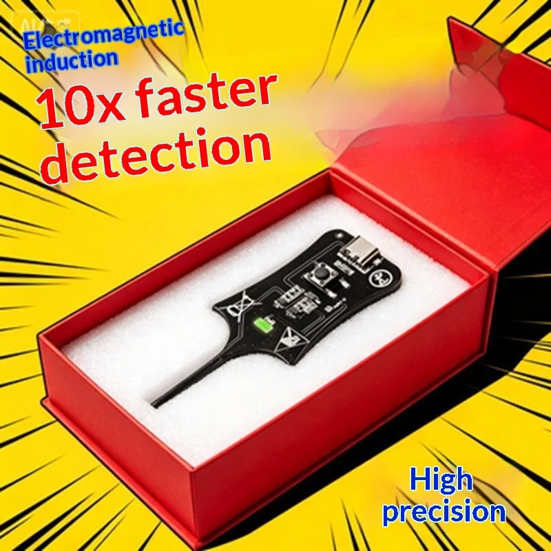 Verbesserter W01 Induktanztester Elektromagnetischer Induktionsspulendetektor Schnelles Leiterplatten-Fehlerprüfgerät Image