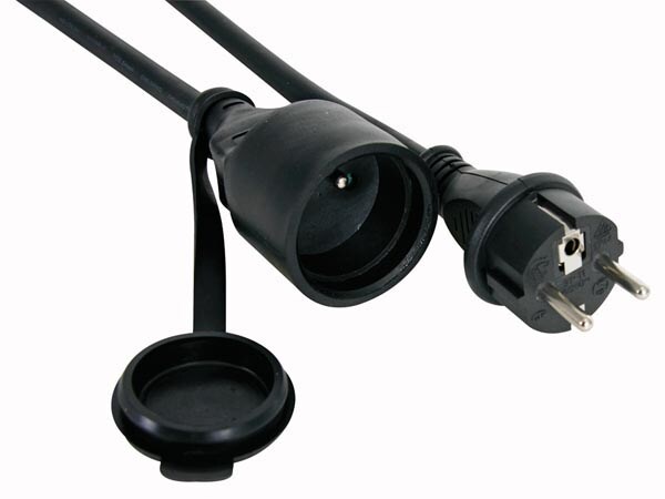 Perel Gummi-Verlängerungskabel - 5 M - 3G2.5 - Stecker-Typ E (Französisches System) Image