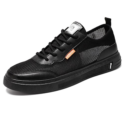 Lässige Herren-Sneaker aus Canvas, atmungsaktive Schnürschuhe mit niedrigem Schaft, leichte und bequeme Schuhe zum Spazierengehen, ideal für Reisen und den Alltag. Image