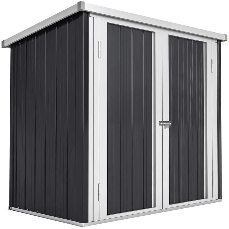 Gartenhaus - Gartenhütte 1,26 m² - Geräteschuppen mit 2 abschließbaren Türen - Abmessungen 147L x 86L x 134H cm - Töpfchen
