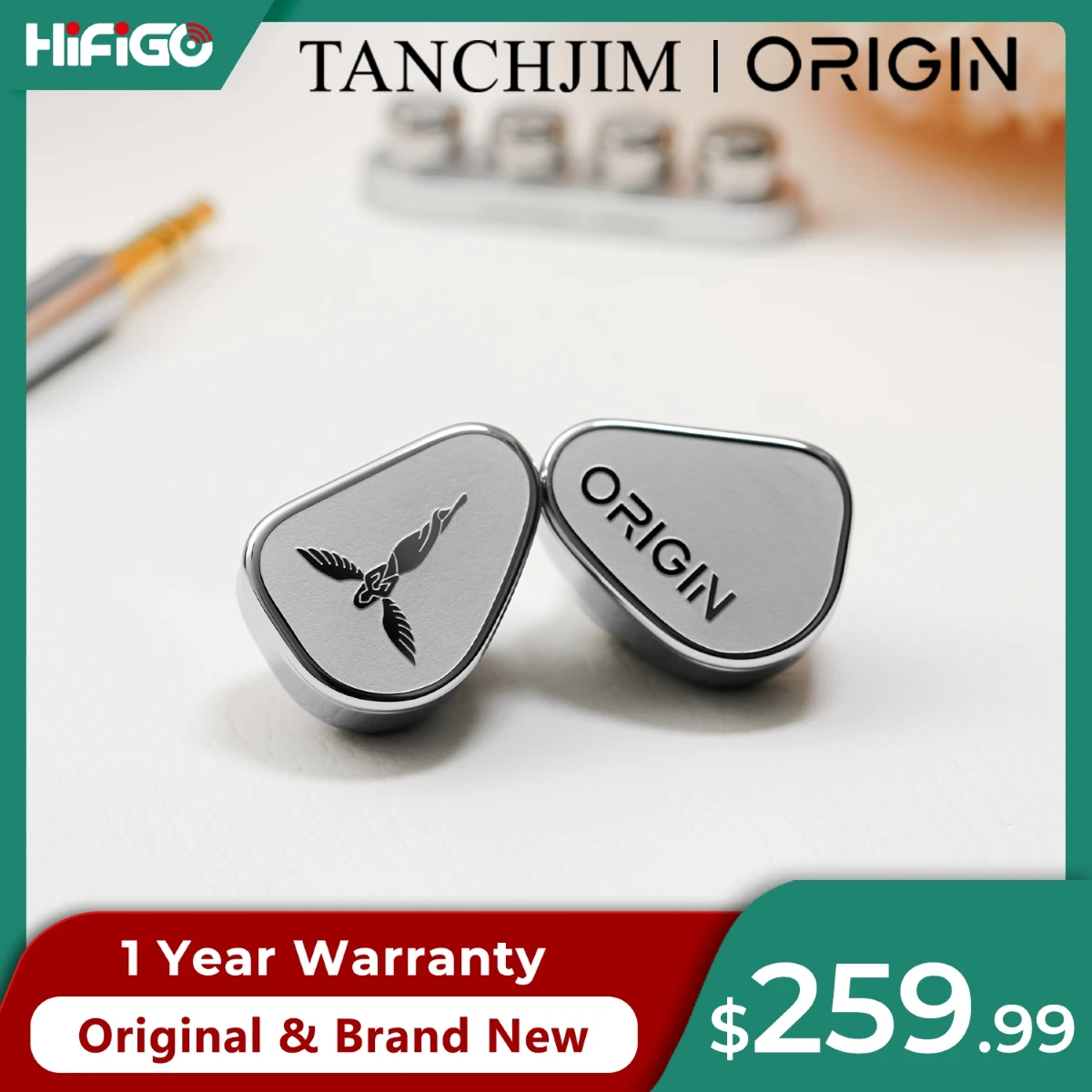 Kommende tanchjim ursprung 1dd dual magnetic dynamic treiber in-ear-kopfhörer Image