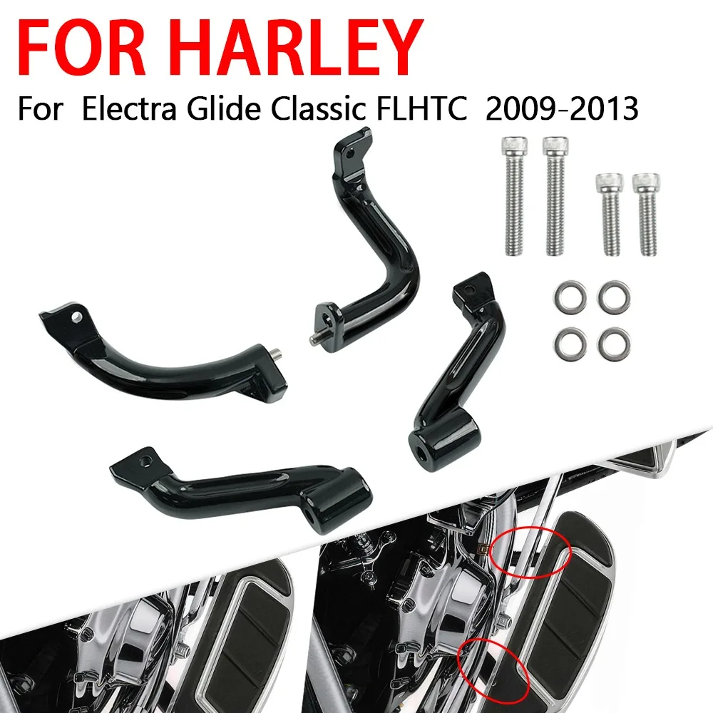 Motorrad-Zubehör Fahrer-Fußrastenhalterung Montage-Kit Passend für Harley Touring Road King Road Glide 2017 - 2025 Image