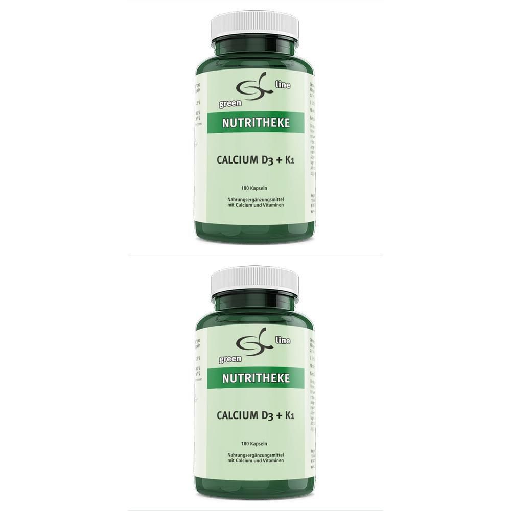 Calcium D3+K1 Kapseln 2x 2x180 St