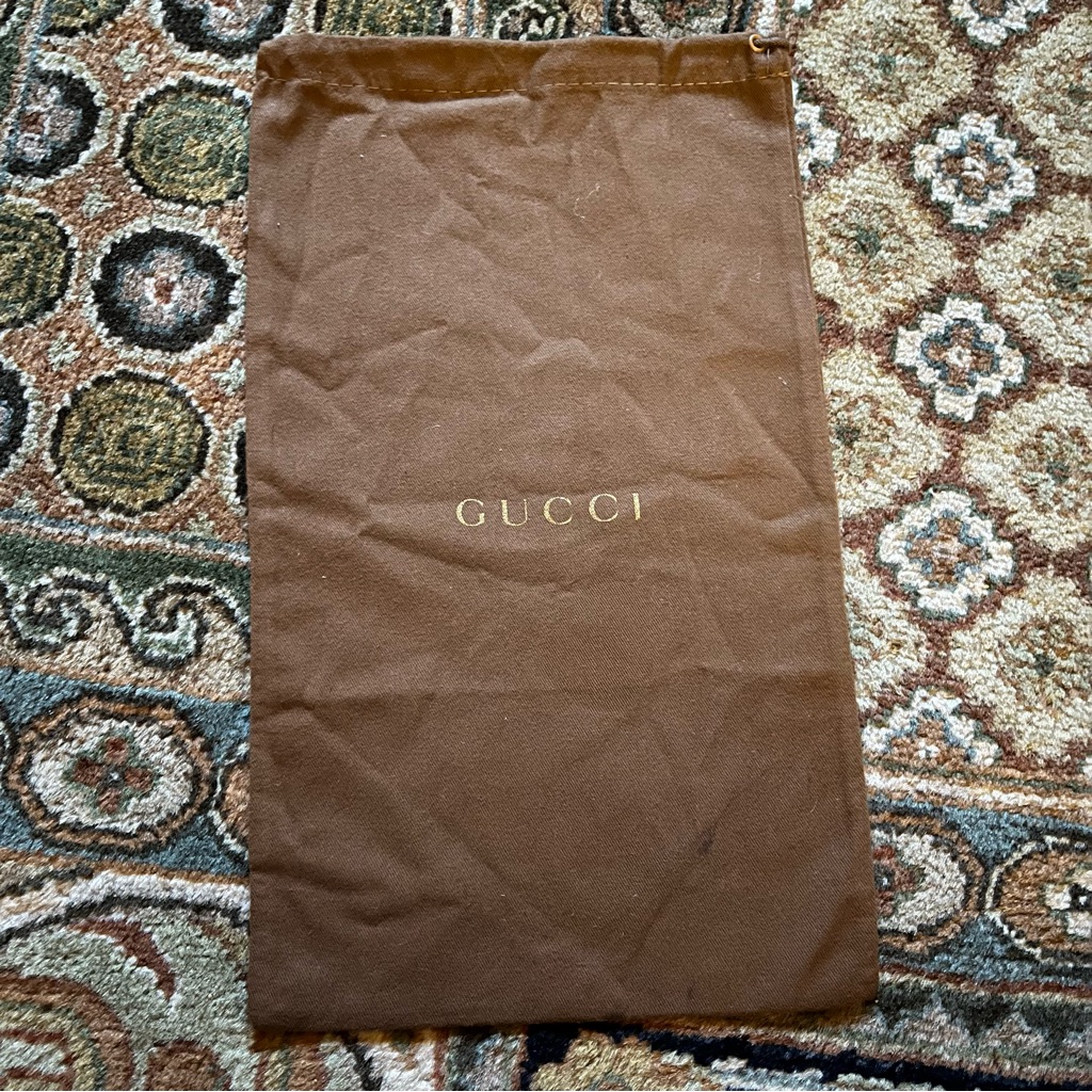 Gucci Bags | Gucci Brown Tall Logo Dust Bag 100% Authentic For Women's Purses Or Shoes | Color: Brown | Size: Os