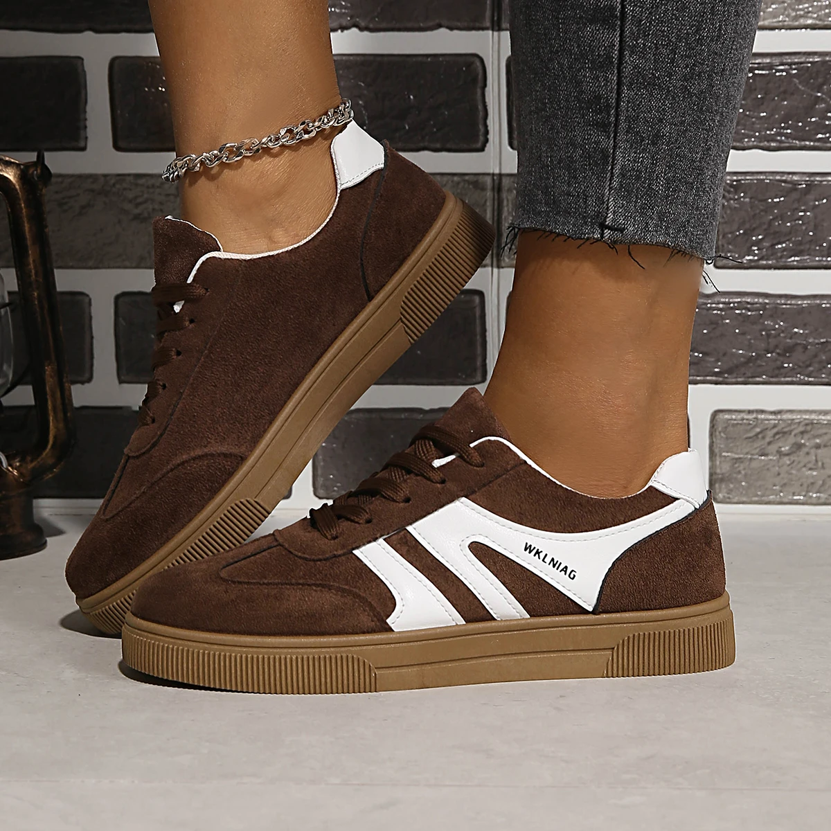Frühling/Herbst Eleganter runder Kopf Sexy Laufsport- und Freizeitschuhe Modische meistverkaufte neue bequeme Damenschuhe