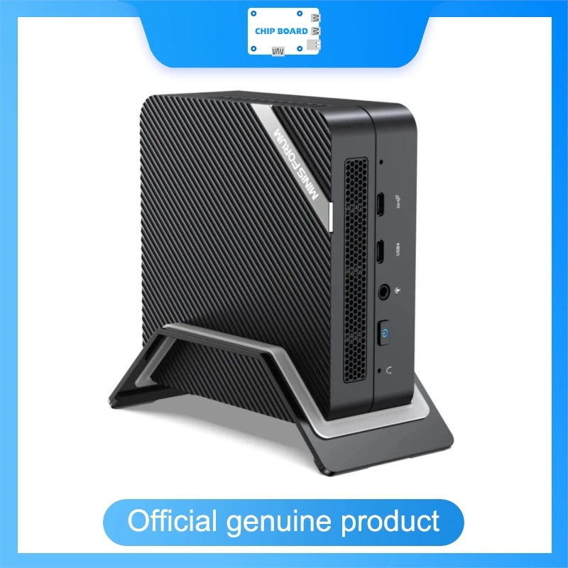 MINISFORUM UM773ME SE Lite Mini PC, AMD Ryzen R7-7735HS, Compact Desktop Computer for Office Design Use