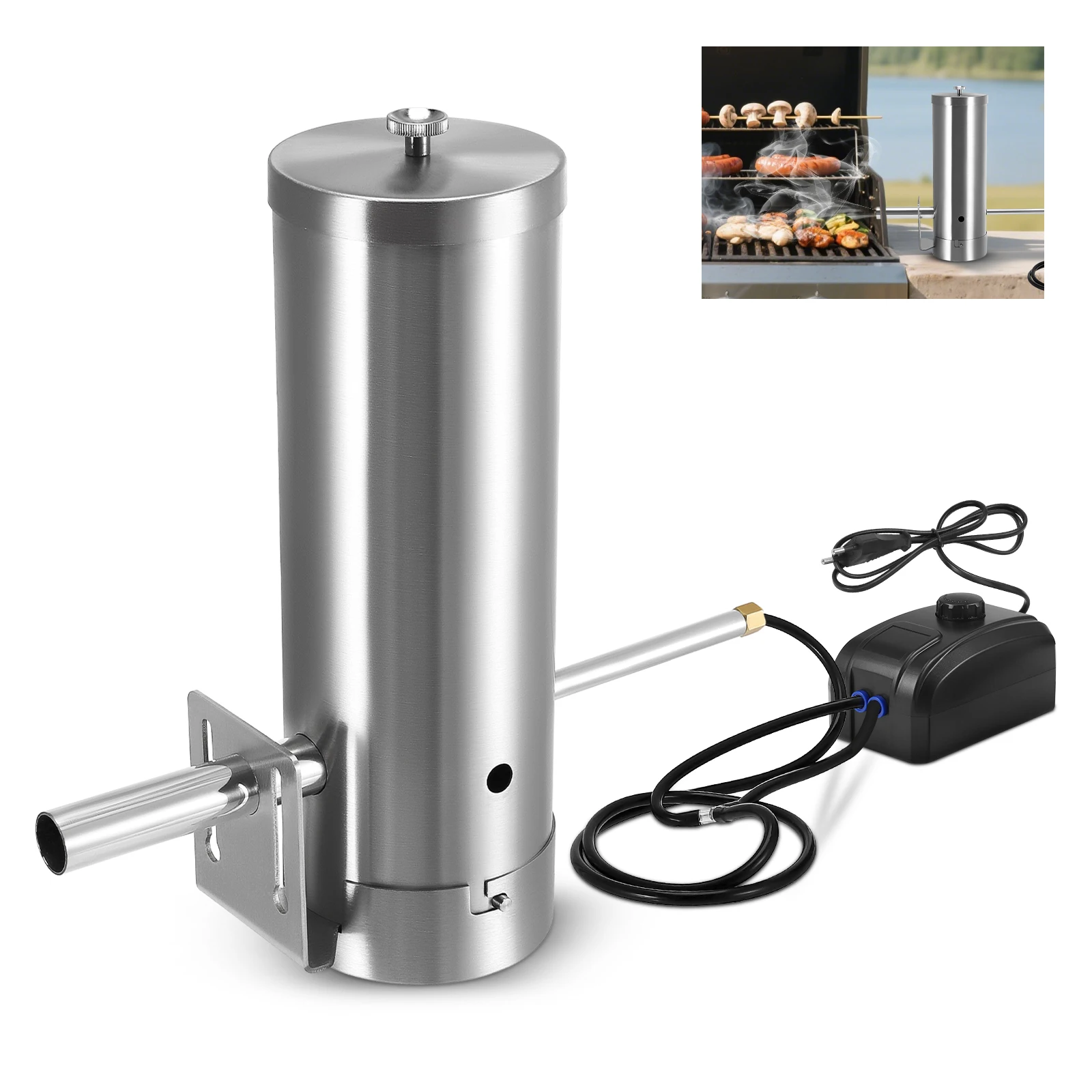 Upgrade Kaltrauchgenerator aus Edelstahl für BBQ und Räucherofen – Premium-Zubehör für Grill und Fleischräuchern Image