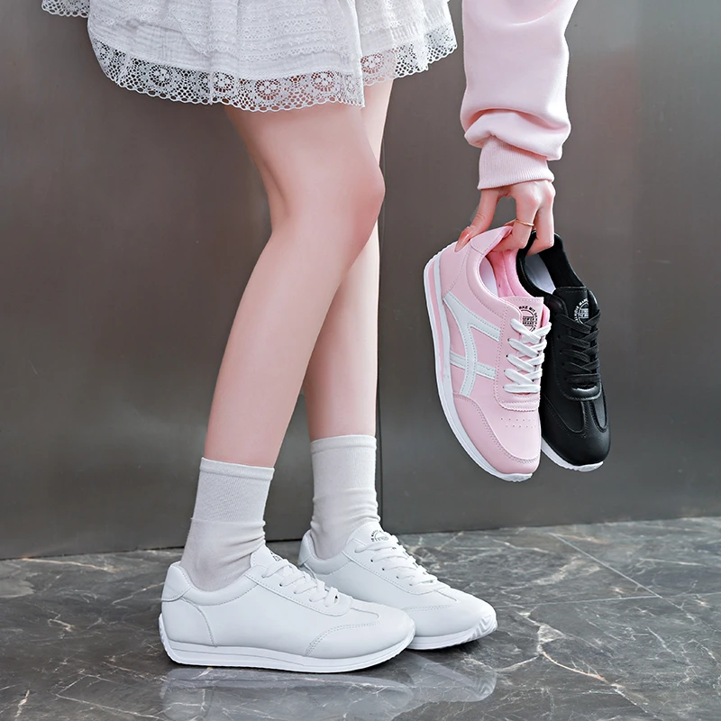 Frühling/Herbst Sexy Rundkopf-Sneaker Elegante Lauf- und Freizeitschuhe Modische Bestseller Neue Bequeme Damenschuhe