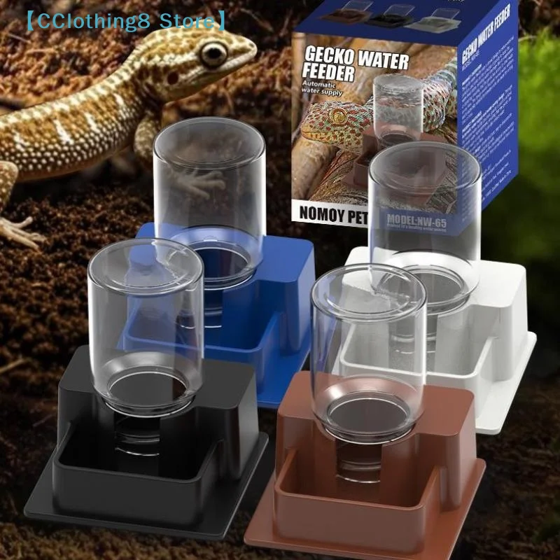 1 Stück Reptilien-Wasserflasche, automatischer Wasserspender mit Flasche für Schildkröten, Eidechsen, Anti-Ertrinkungs-Wasserspender【AliS8】