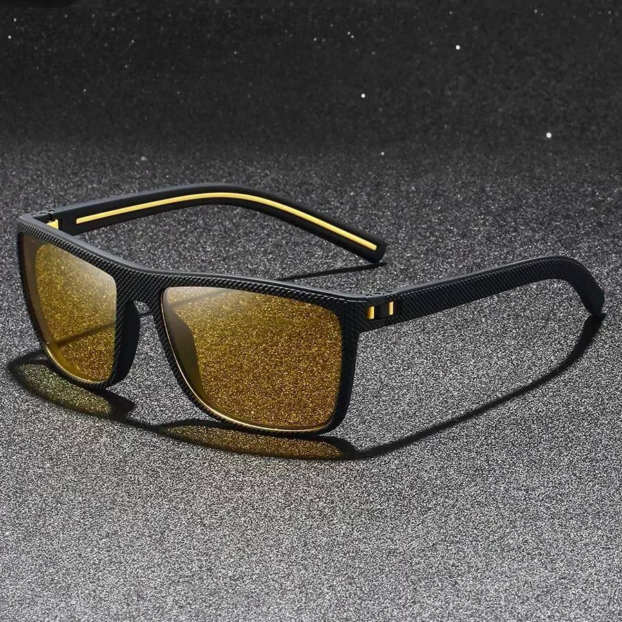 Neue Modische Quadratische Polarisierte Radsport-Sonnenbrille für Männer und Frauen, Luxus-Markendesigner Sonnenbrillen für Autofahren und Angeln Image