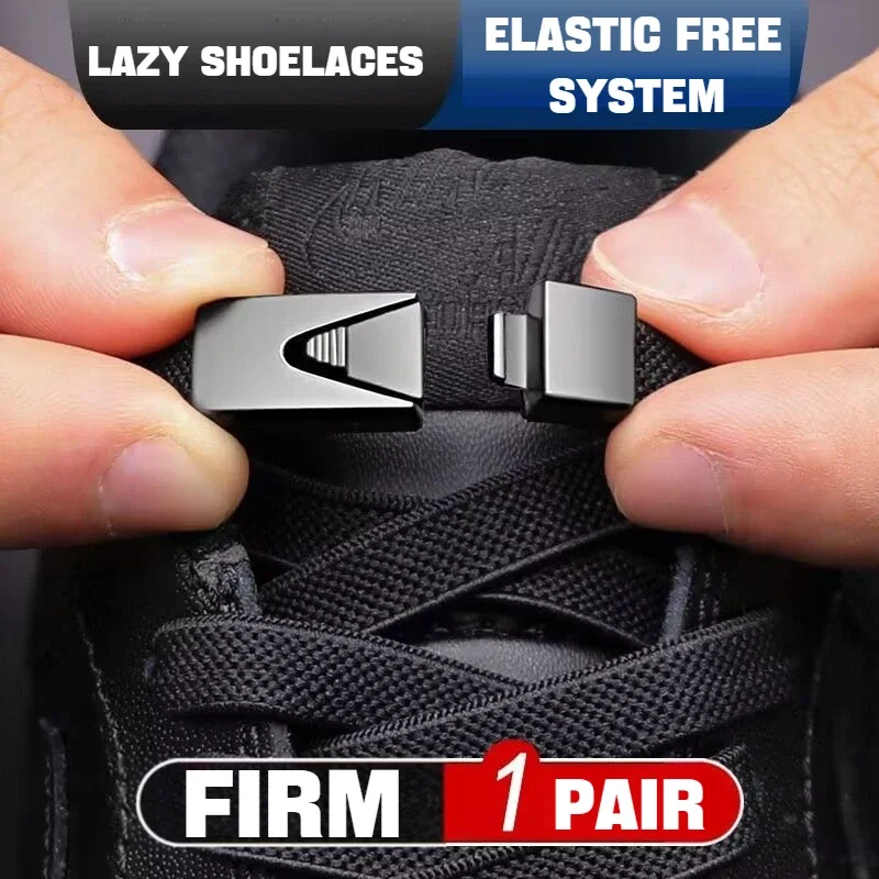 Elastische Stiefel sperren Schnürsenkel ohne Krawatten keine Krawatte Schnürsenkel elastische Schnürsenkel Turnschuhe Kinder Erwachsene 8mm breite Gummibänder flache Schnürsenkel Image