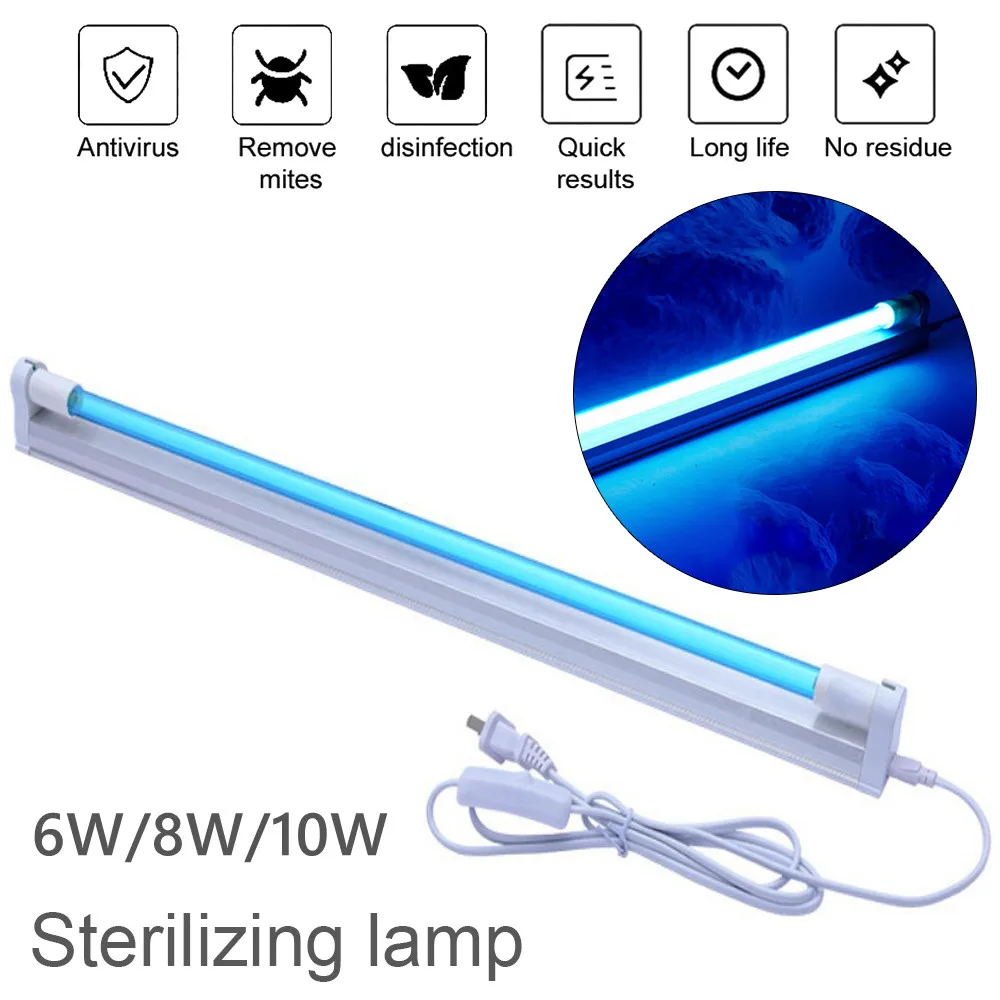 220V 110V 8W lampe stérile germicide-lumière ultraviolette lampe à Quartz T5 Tube lampe UV UVC bactéricide lampe à l'ozone