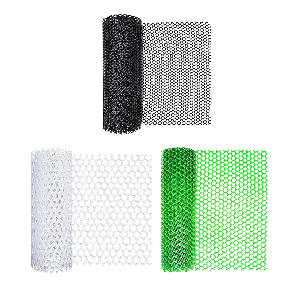 Geflügelnetz, Multifunktionaler Zaun, Hunde-, Kaninchen-, Schlangenbarriere & Gartenschutznetz, Kunststoffnetz-Zaun Image