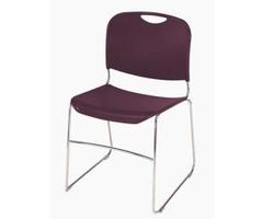 National Public Seating Wine Hi-Tech Compact Stack Chair