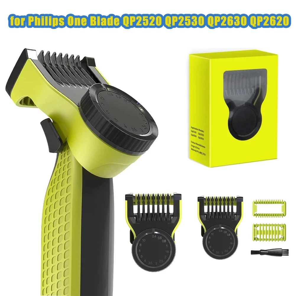 Führungskamm-Set für One-Blade-Rasierer, kompatibel mit den Modellen QP2520/QP2630/QP2724/QP2834, 14 einstellbare Längeneinstellungen Image
