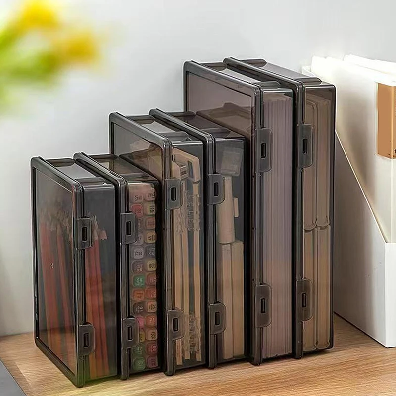 1 Stück All-In-One-Dokumenten-Organizer für den Haushalt, staubdicht, A4-Aktenaufbewahrungsbox Image
