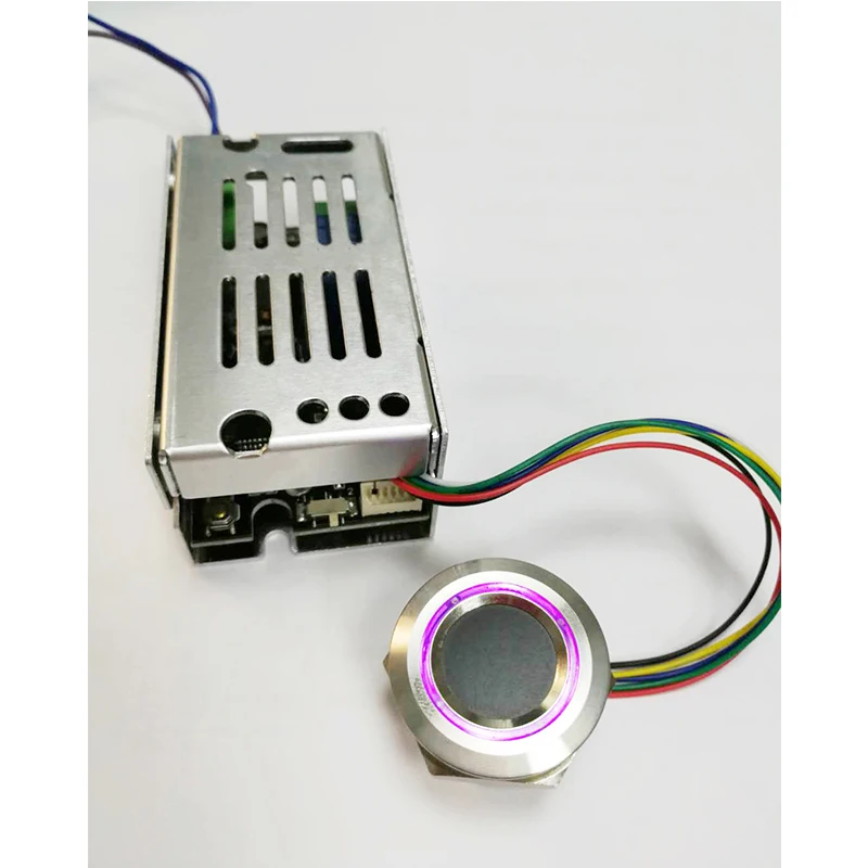 K215-V1.3 + R503 Schließer Relais Self-locking Fingerprint Control Board Für Motorrad Auto Türschloss Access Control Image