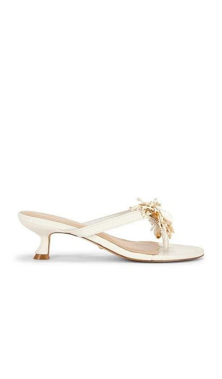 Iman Sandal - White - Raye Heels