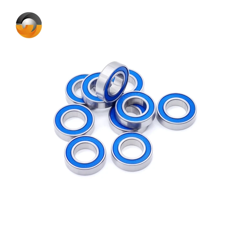 10 Stück 6800RS-Lager ABEC-7 10 x 19 x 5 mm dünner Abschnitt 6800-2RS Kugellager 61800 RS 6800 2RS mit blau versiegelter L-1910DD Image